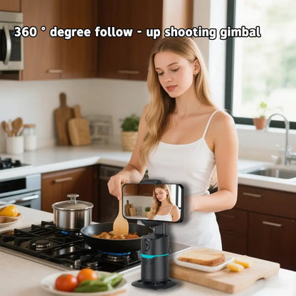 AI 360° Rotation Anti-Shake Portable Device for Live Streaming & Travel