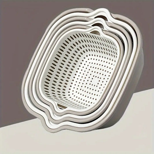 3pcs Heavy-Duty Collapsible Drain Basket