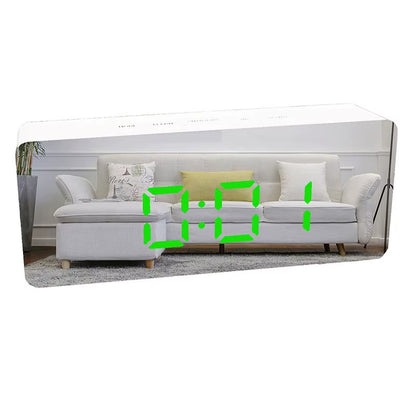 Digital Alarm Clock LED Electronic Desktop Clock with Temperature for Bedroom Home Office Teens Kids