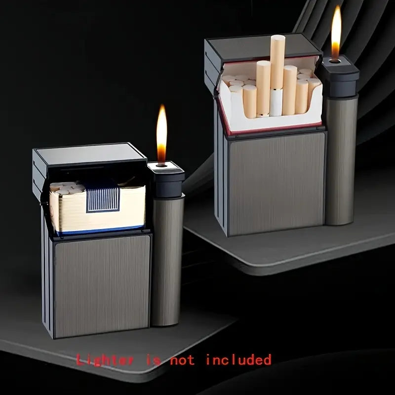 Portable Automatic Metal Cigarette Case