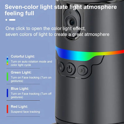 AI 360° Rotation Anti-Shake Portable Device for Live Streaming & Travel