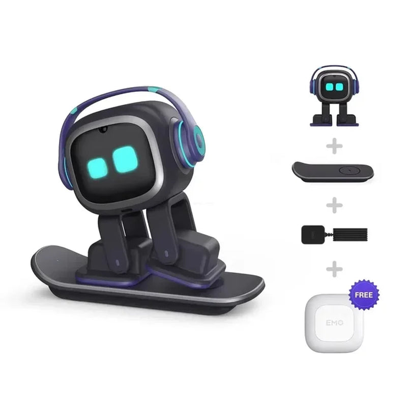 Emo Robot Pet Emopet Intelligent Companion Ai Emotional Communication Future Voice Robot for Home Desktop Toys Kids Xmas Gift