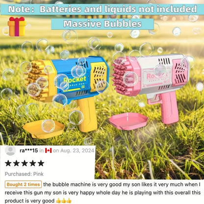 2 pcs 40-Hole Bubble Machine Gun