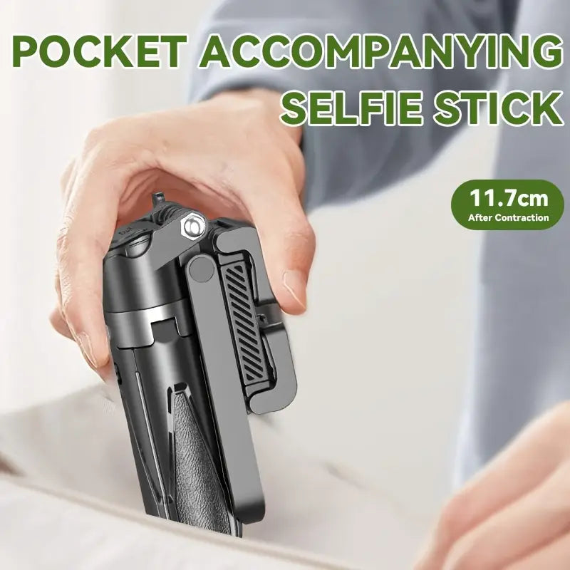 P15 Mini Wireless 3-in-1 Selfie Stick Expandable Phone Holder