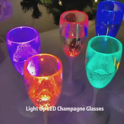 Vibrant Party LED Light-Up Cups 6-Pack