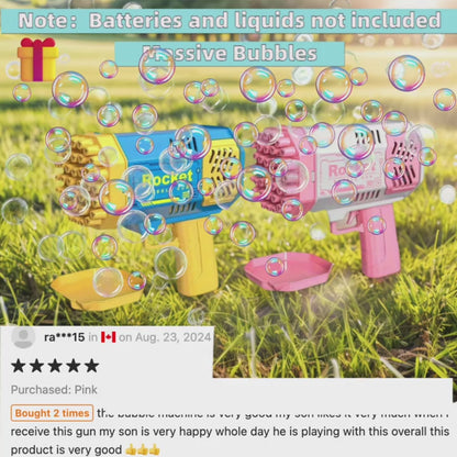 2 pcs 40-Hole Bubble Machine Gun