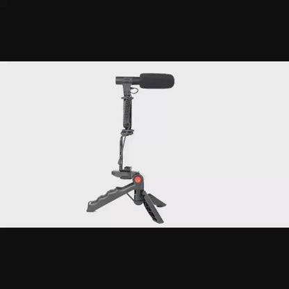 Professional Selfie Stick Light Kit with Tripod-like Stabilizer