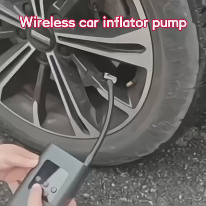 Cordless Air Pump, Portable Digital Display Air Compressor